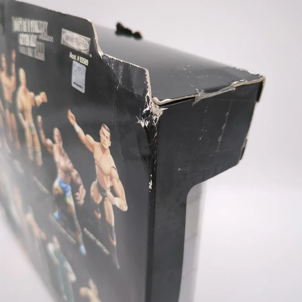 WWE Rey Mysterio Randy Orton Kurt Angle 3 Pack ERROR Deluxe Aggression Jakks